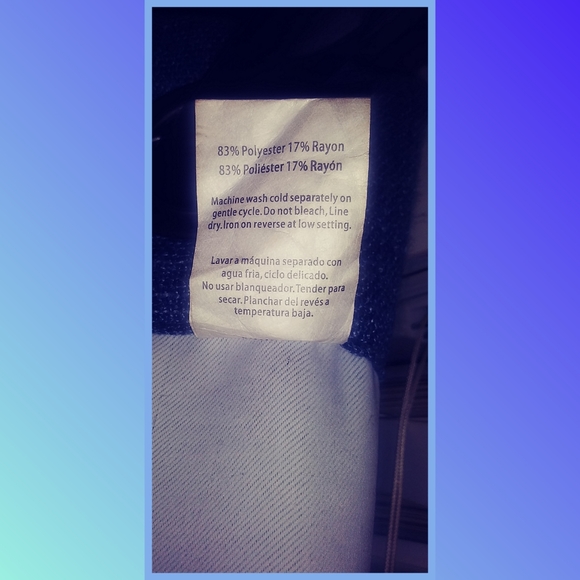 ⭐🌷Better Homes 🏡and Gardens🌱 Blue Curtain Panel - Picture 2 of 5